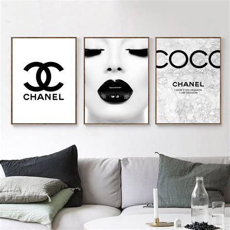 printable chanel wall art